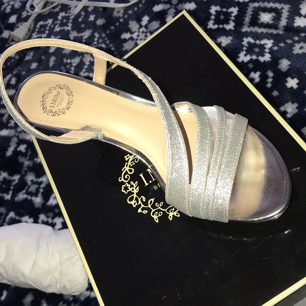 Silver heels